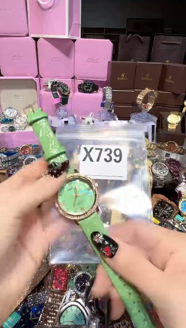 石英机芯不锈钢不锈钢直播定闪专用