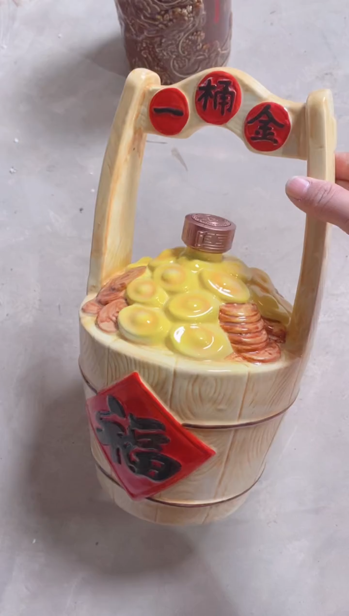 【闪购商品】摆件景德镇垚晶陶瓷微瑕一桶金