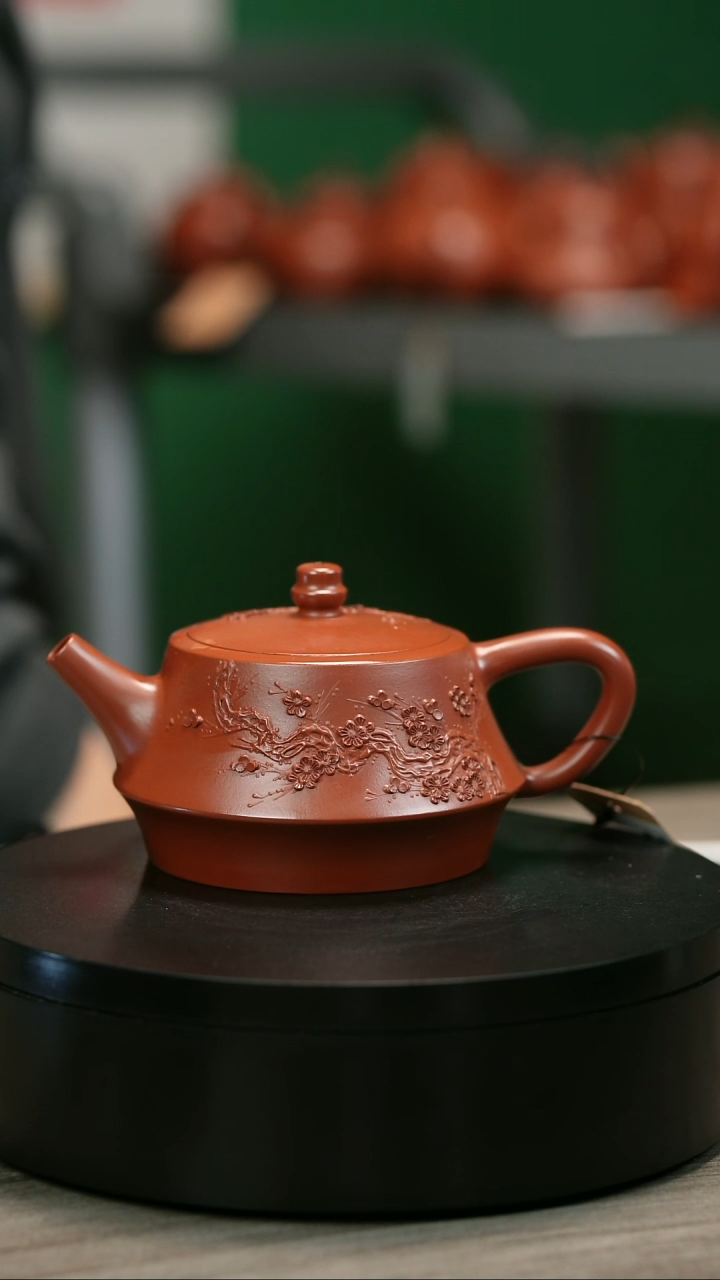 茶壶紫砂八***财H1931陈春芬梅花合础