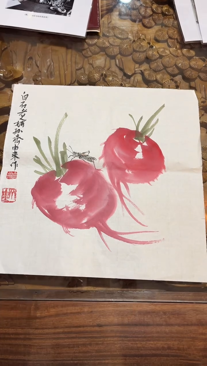 【闪购商品】绘画齐由来-1平尺-国画-草虫花鸟