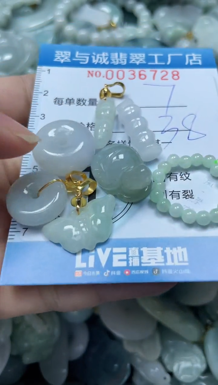 【闪购商品】翡翠颈饰未镶嵌闪购0036728