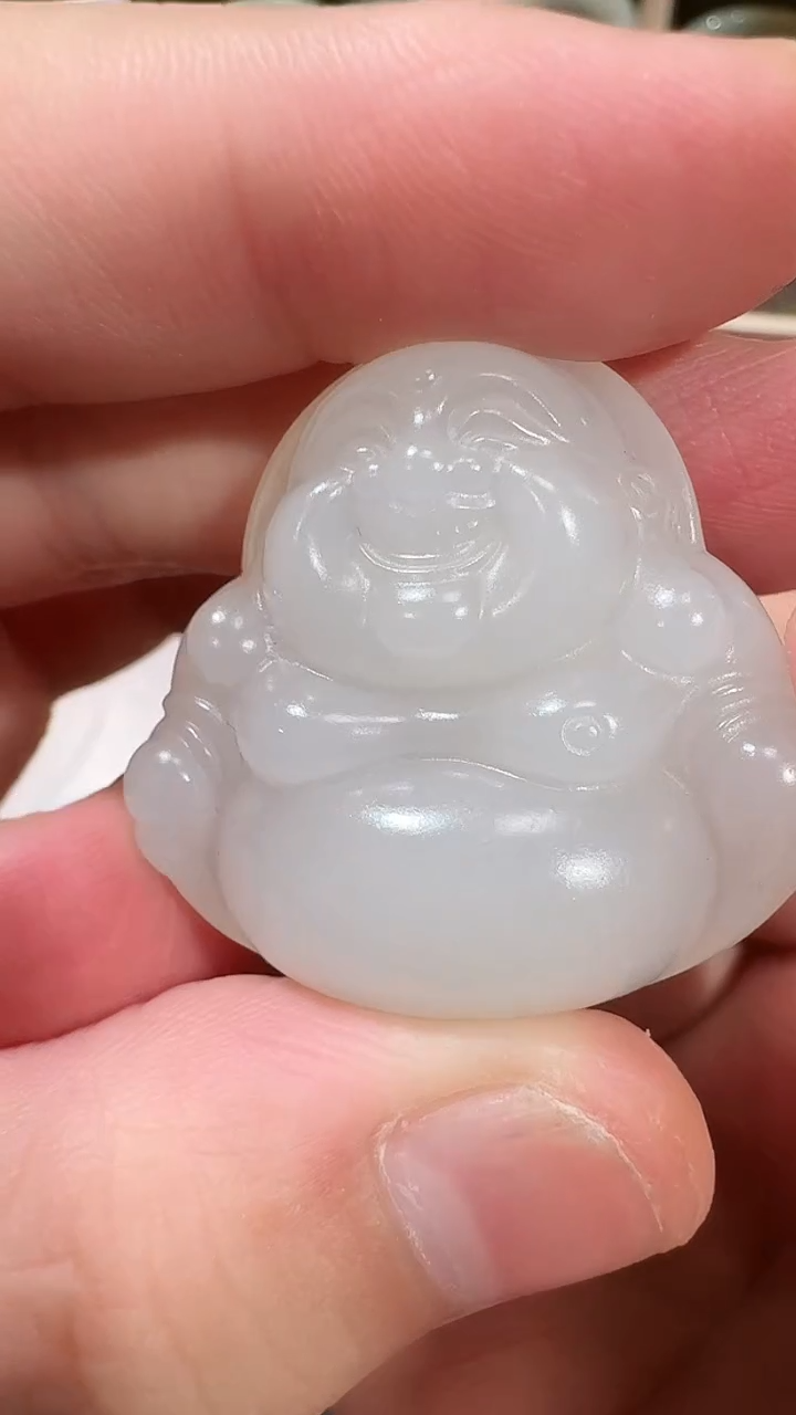 【闪购商品】和田玉吊坠未镶嵌0998白玉佛公