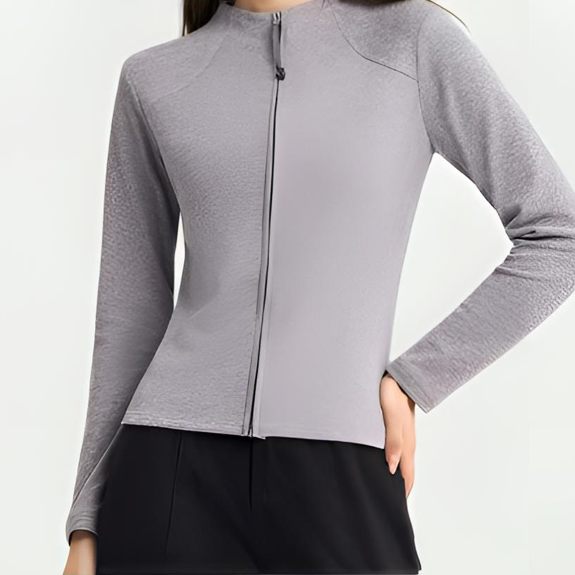 加绒加厚显瘦神器拉链外套