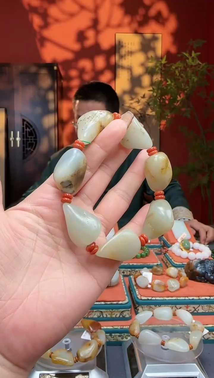 【闪购商品】和田玉手串未镶嵌手串91克