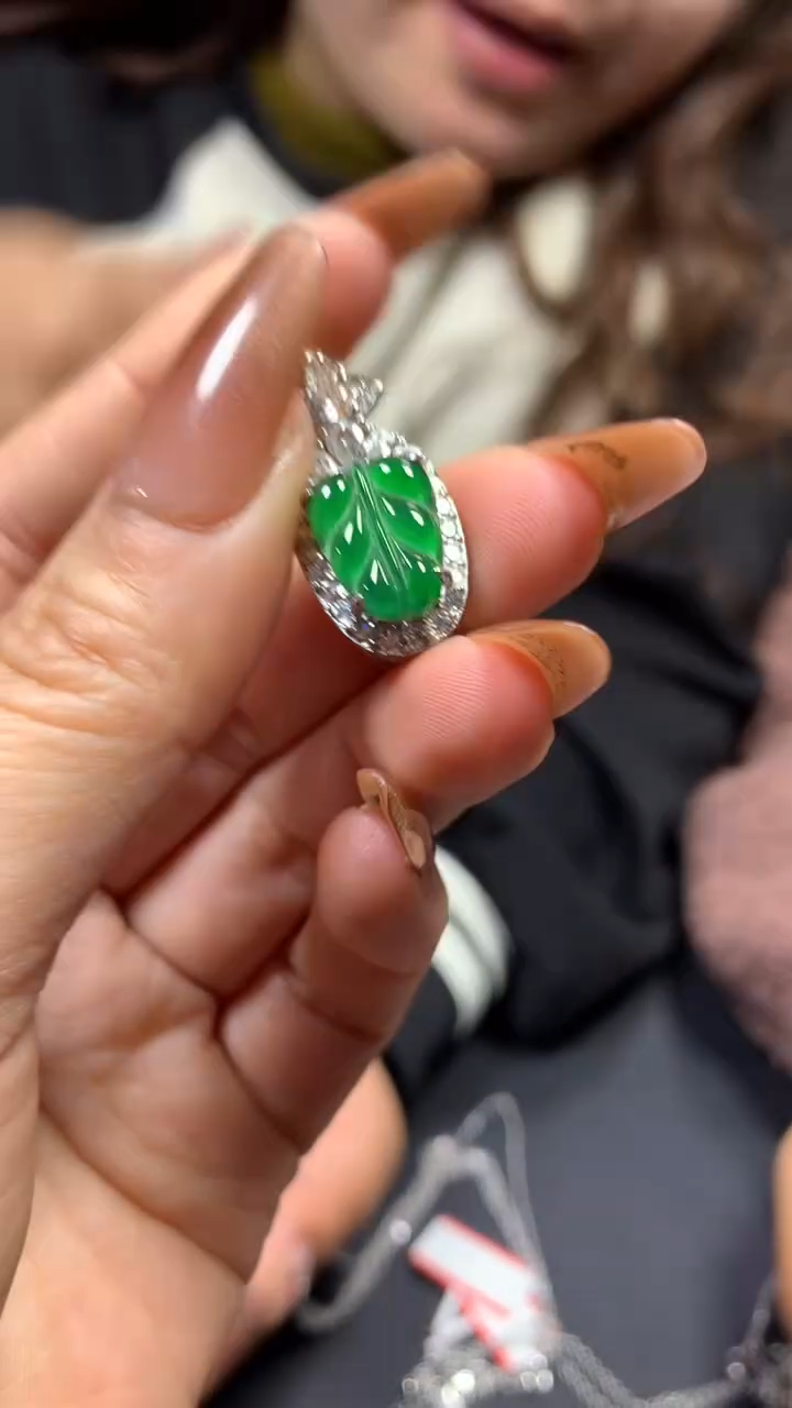 【闪购商品】翡翠吊坠(赠链)未镶嵌1001478362/多样性发一