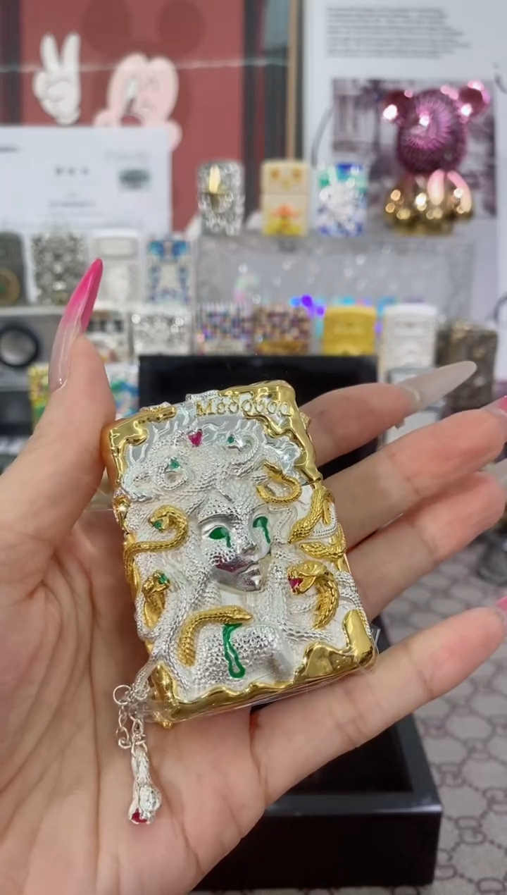 镜面纯银重甲美杜莎