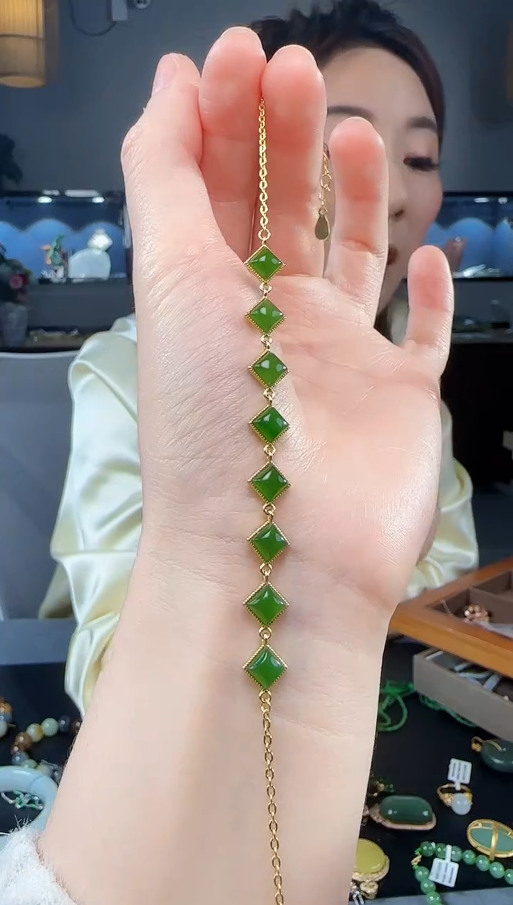 【闪购商品】和田玉吊坠(不含链)银S925镶嵌1