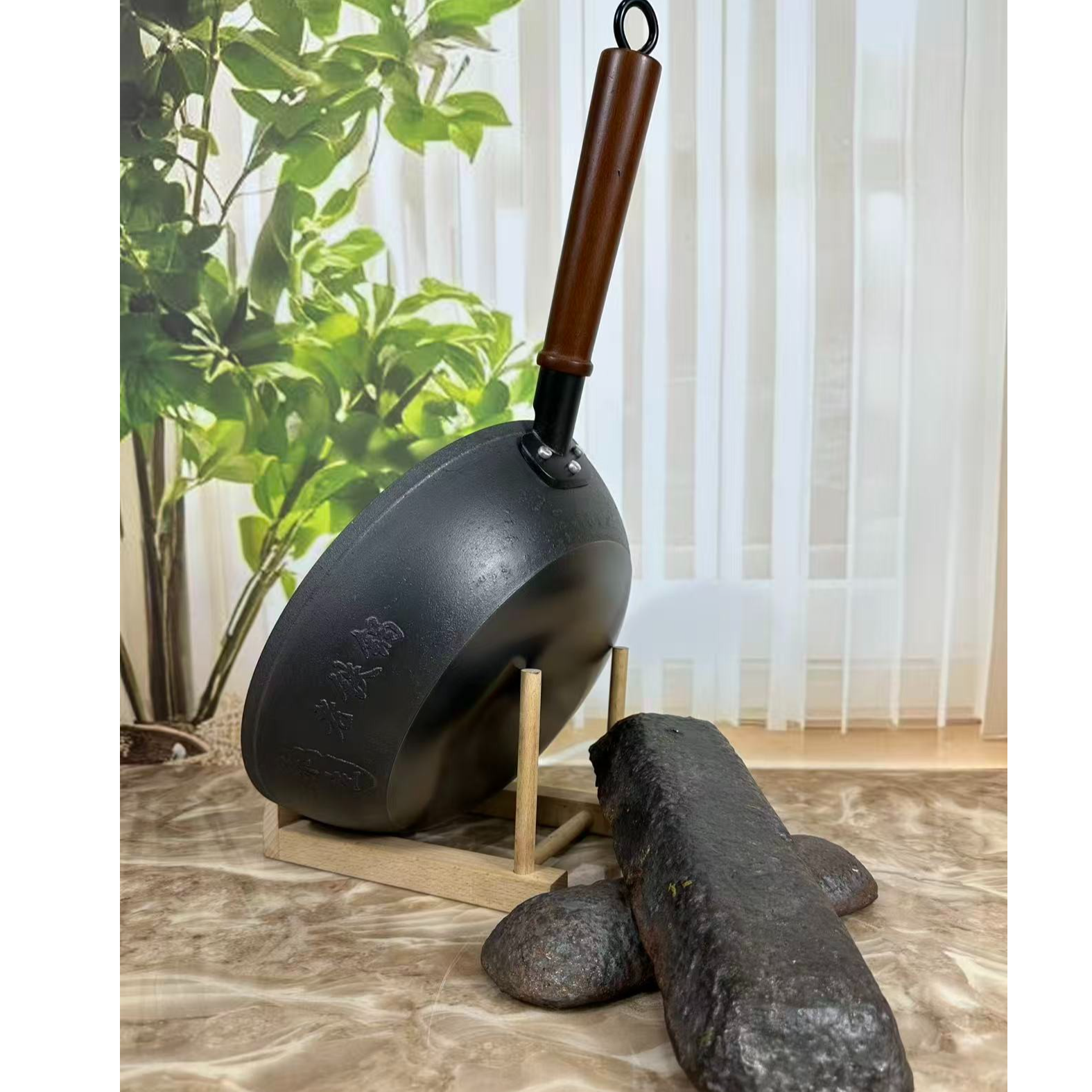 【厂家直销】郏县铸铁锅平底电磁炉专用款郏县铁锅