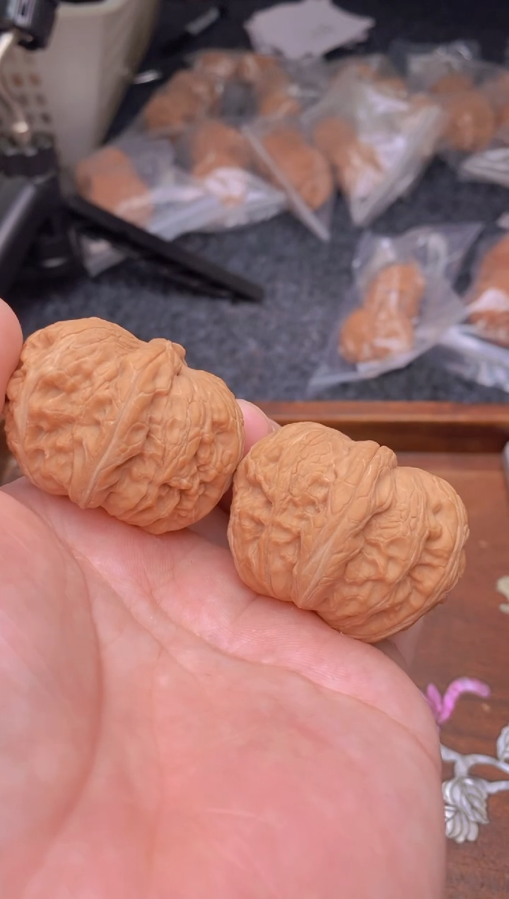 【闪购商品】文玩核桃把件G276号43尺元宝