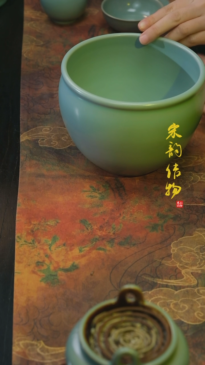 【闪购商品】纯手作汝官窑原矿釉大号侠义风水缸