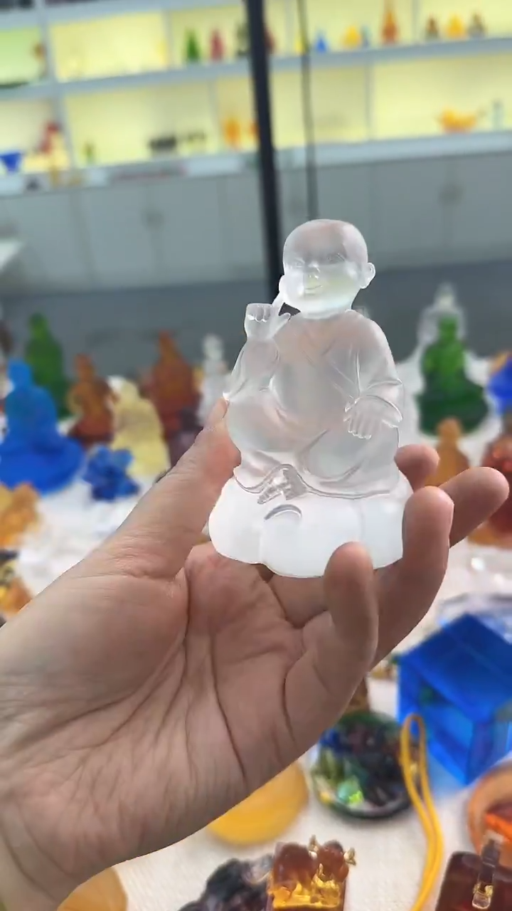 手工艺品琉璃沙弥