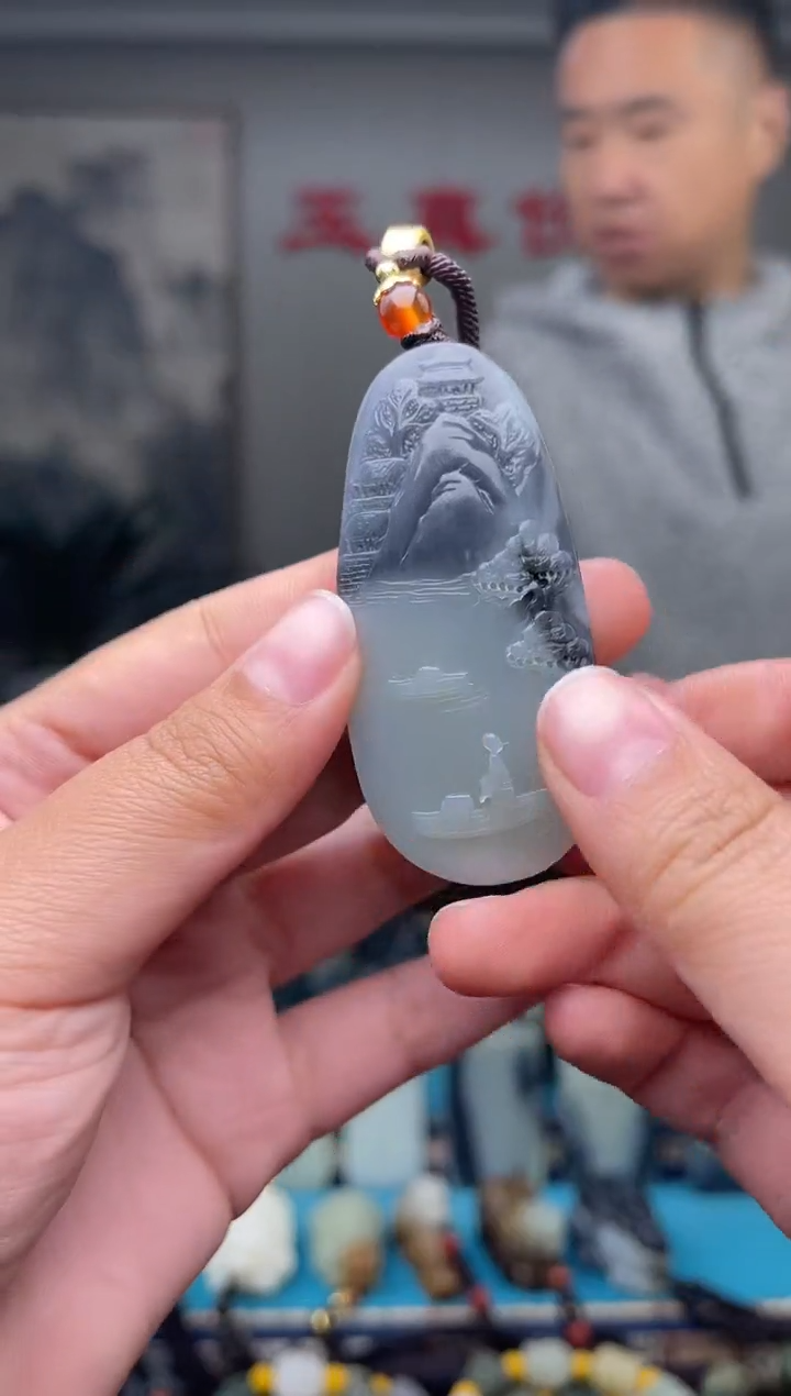 未镶嵌和田玉挂件1