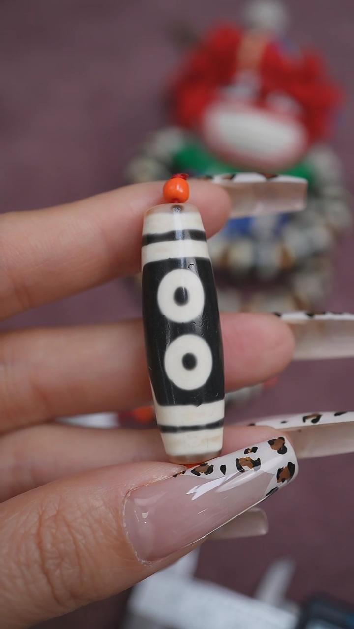 【闪购商品】玛瑙/玉髓颈饰未镶嵌蚀花玛瑙珠定制编绳