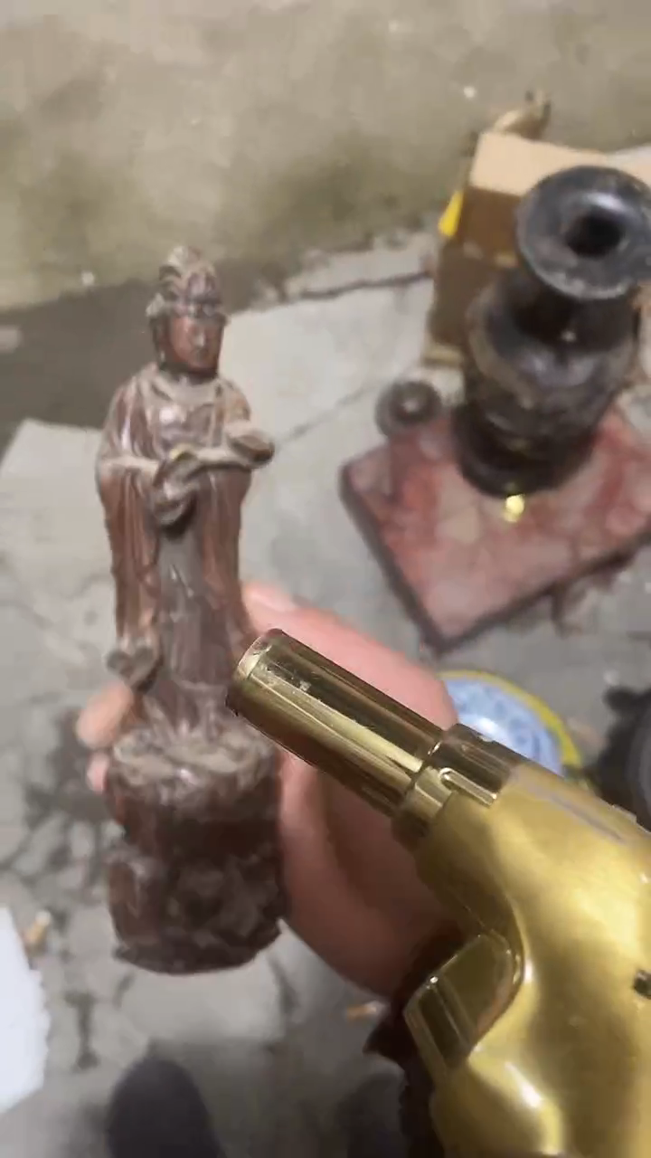 【闪购商品】木木雕新年快乐 香木摆件