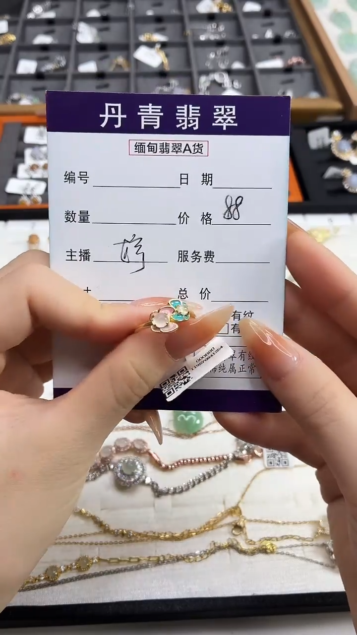 颈饰银S925镶嵌翡翠1111