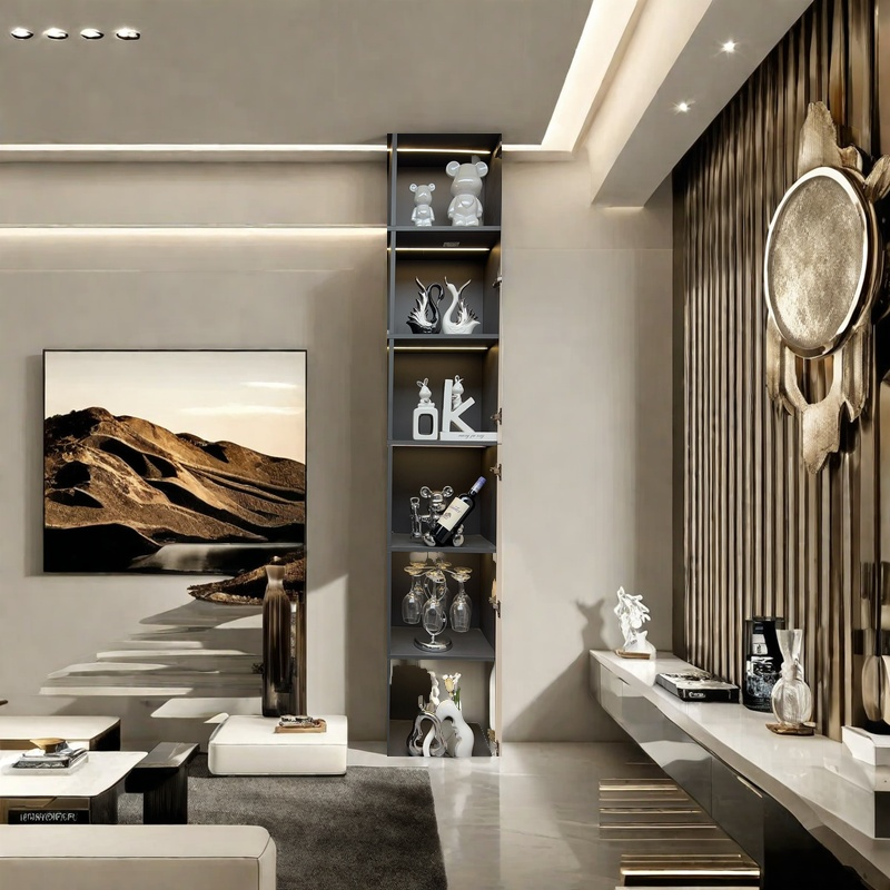 A380直播间搭配专用链创意复古摆件套装酒柜电视柜玄关柜摆件轻奢