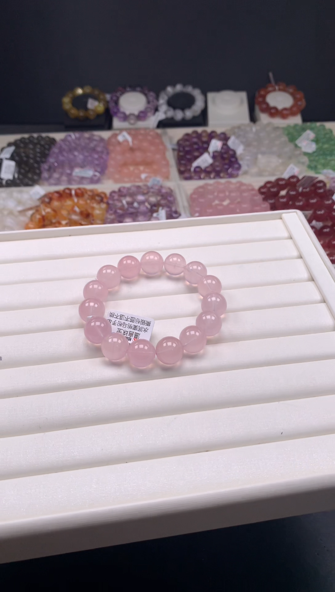 【闪购商品】水晶手链未镶嵌多样性发其一14MM C29