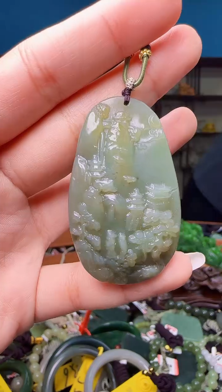 颈饰未镶嵌和田玉1