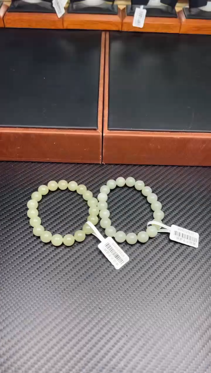 未镶嵌手串和田玉且末微色差近矿卡10多样性发货拍一发一