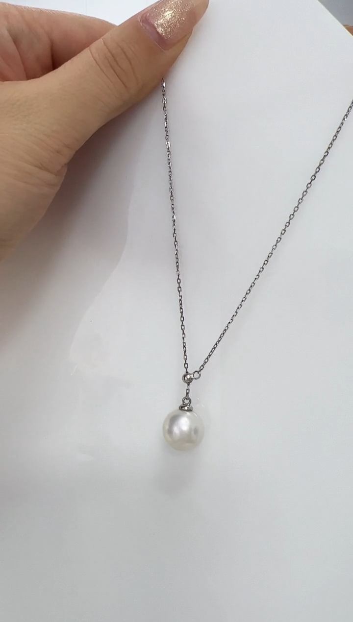 【闪购商品】淡水珍珠DA银S925镶嵌吊坠 A1324