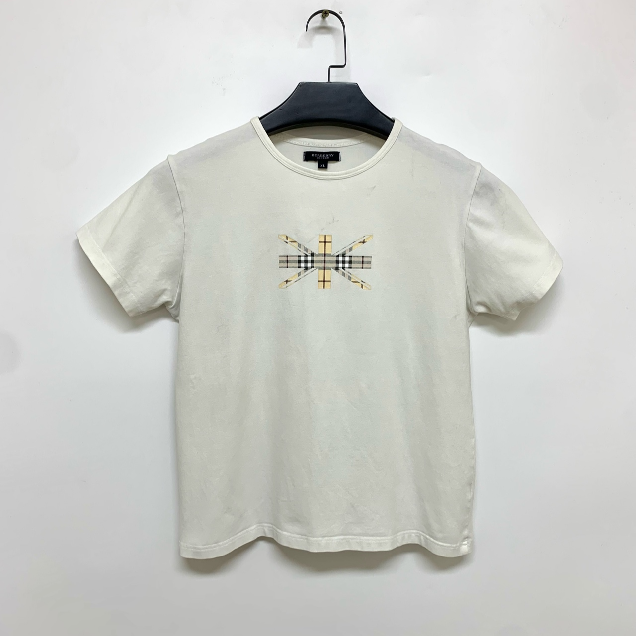 99新 BURBERRY/博柏利 海囤/巴宝莉/XL码/lu78096短袖