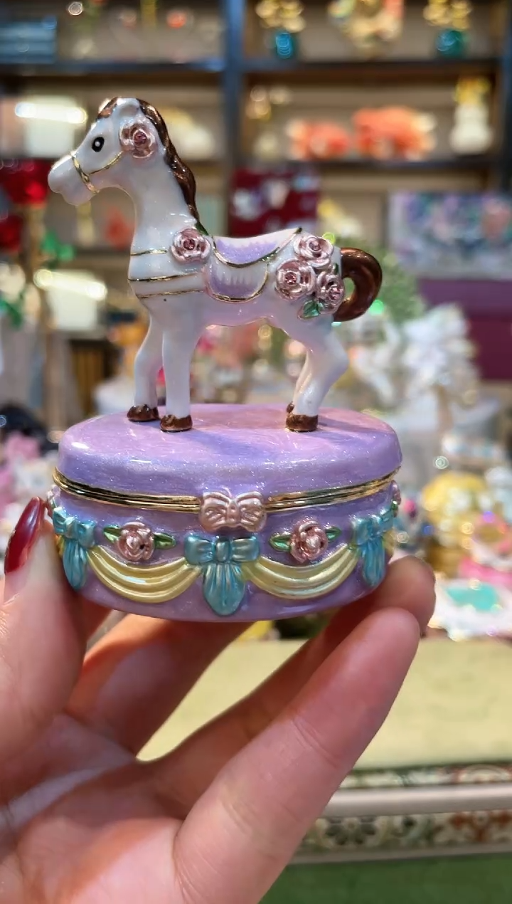 【闪购商品】珐琅彩精致首饰盒