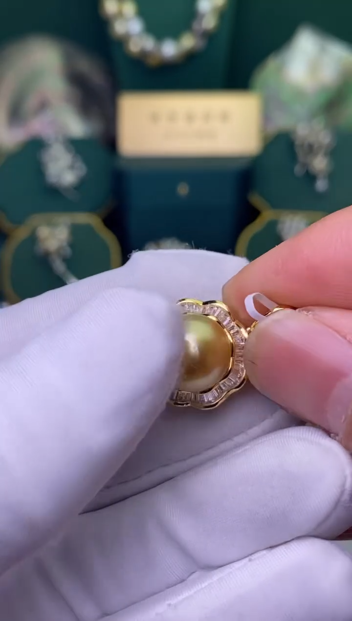 【闪购商品】海水珍珠颈饰银S925镶嵌11-12