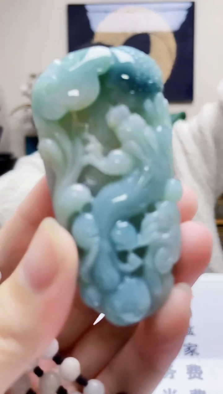 未镶嵌定制翡翠吊坠89