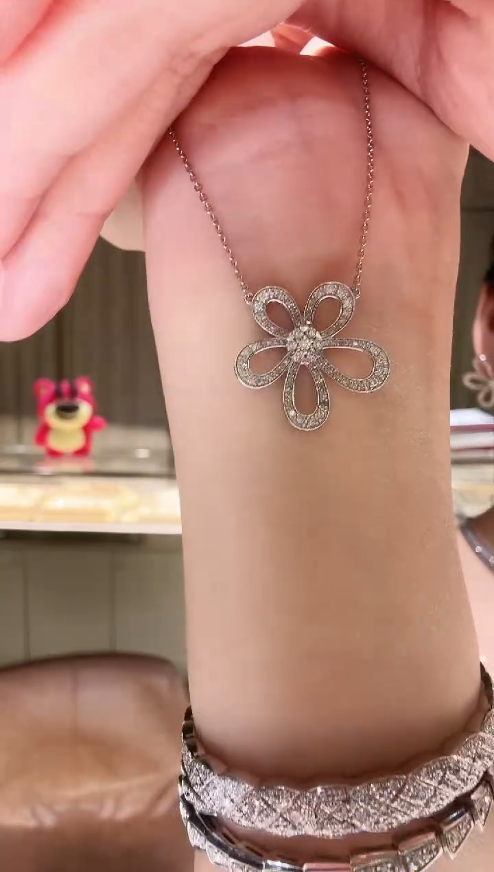 铂Pt950镶嵌项链钻石AF0696-PT-45