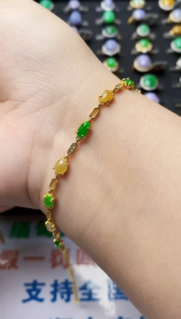 银S925镶嵌戒指翡翠0015