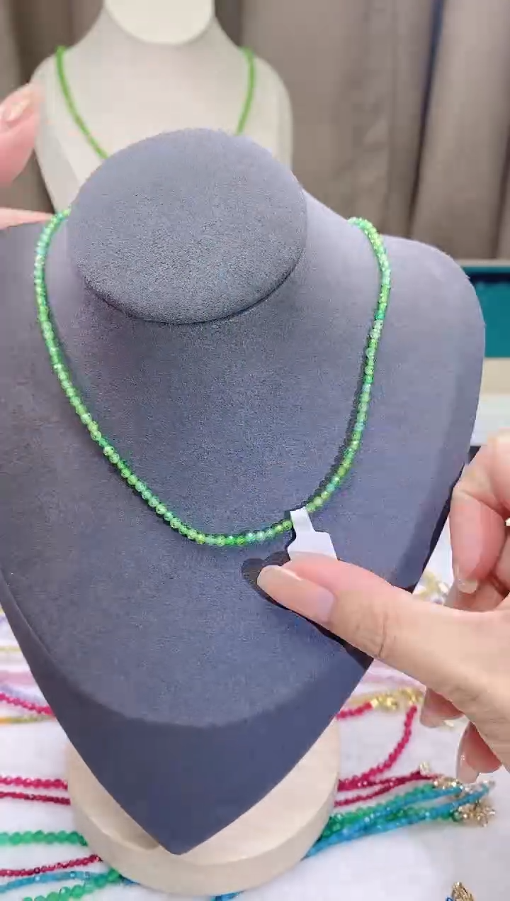 【闪购商品】钻石颈饰14K金镶嵌诗颜珠宝甄选SYZB93