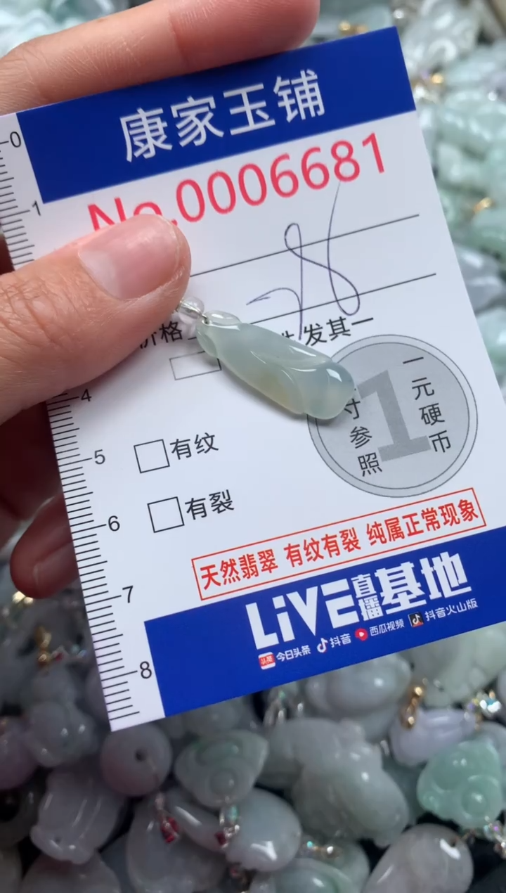 颈饰未镶嵌翡翠6681