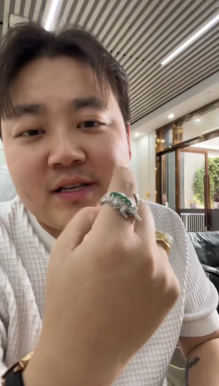 【闪购商品】翡翠戒指银S925镶嵌戒指