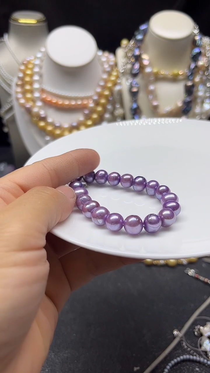 颈饰未镶嵌淡水珍珠手链