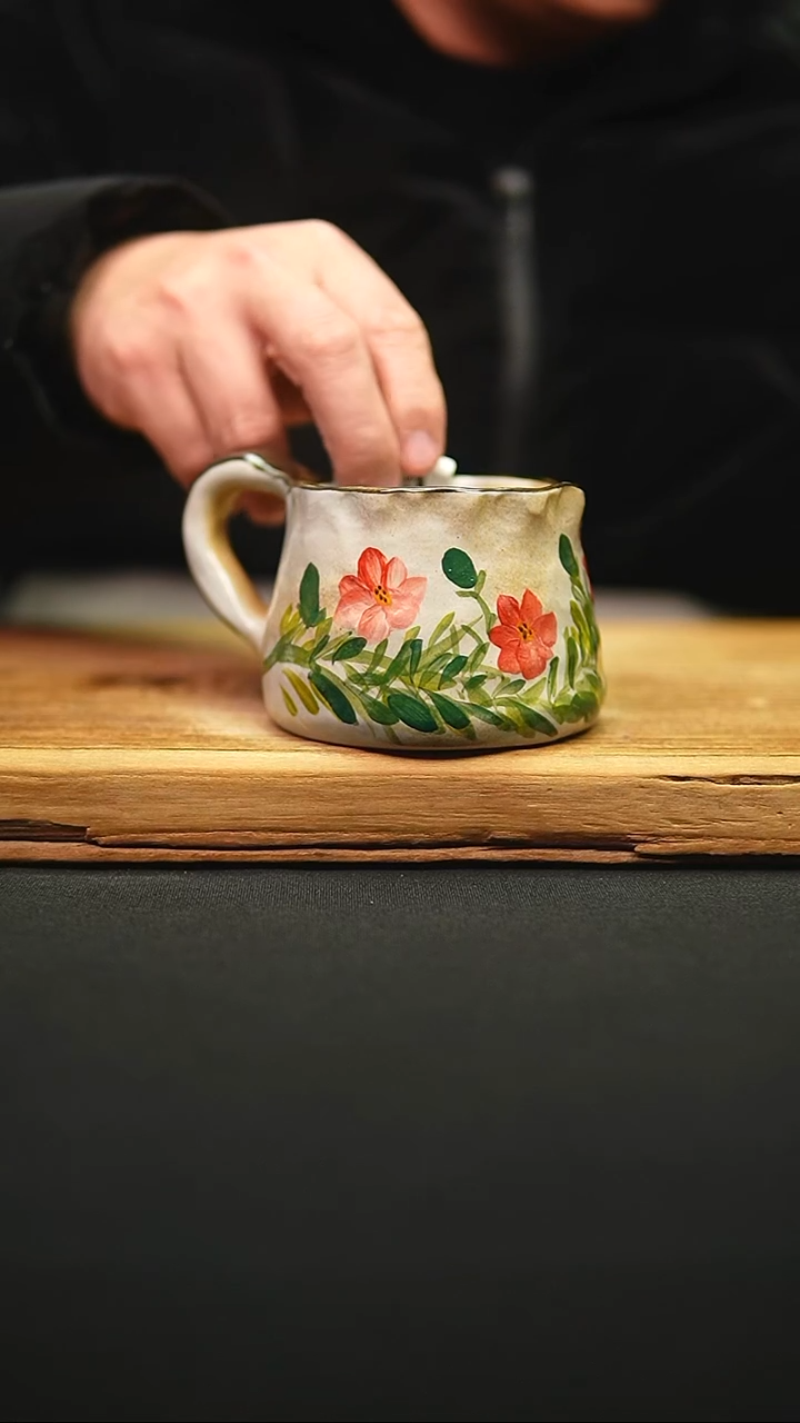 @@陶园瓷舍@@纯手工手绘@高温釉下彩