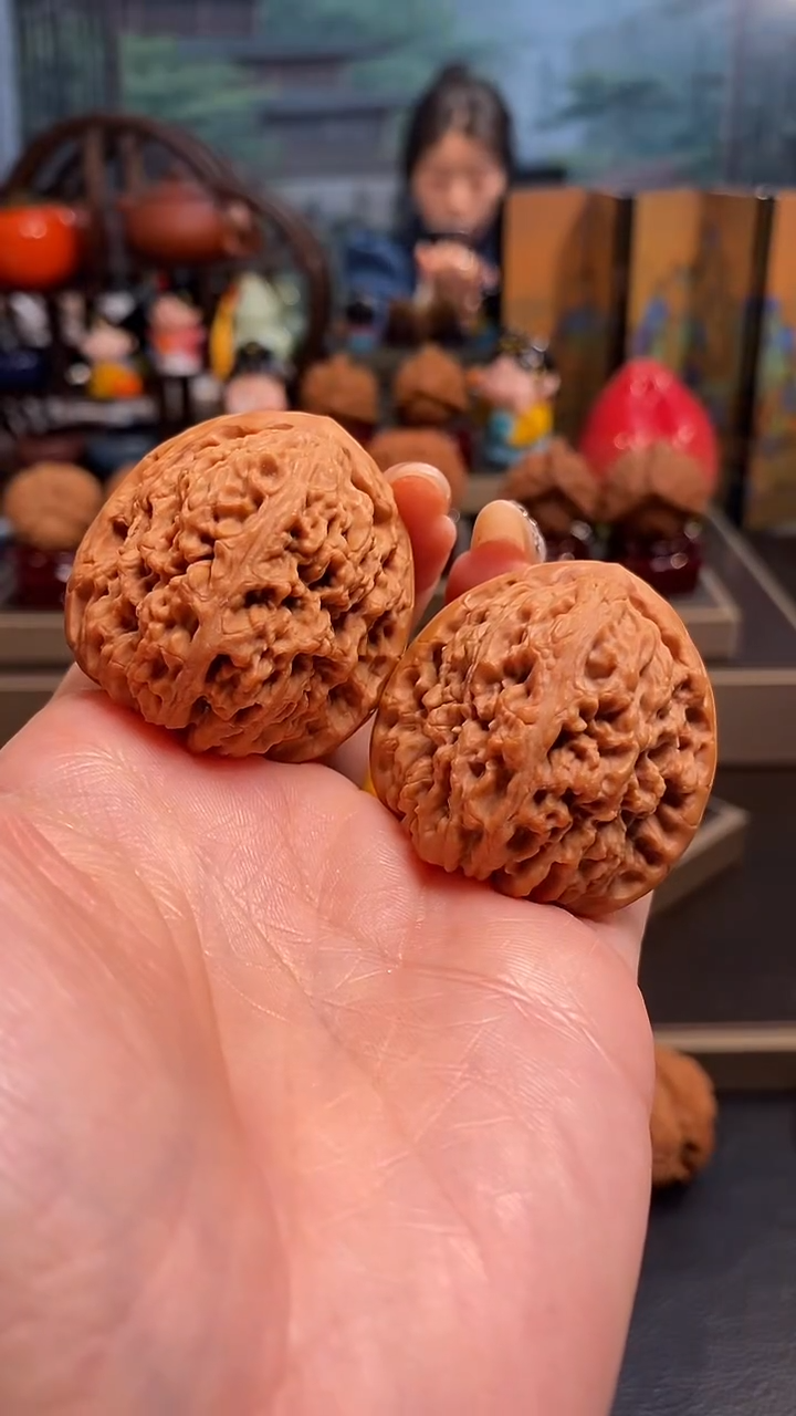 【闪购商品】文玩核桃把件D 286南疆石39尺