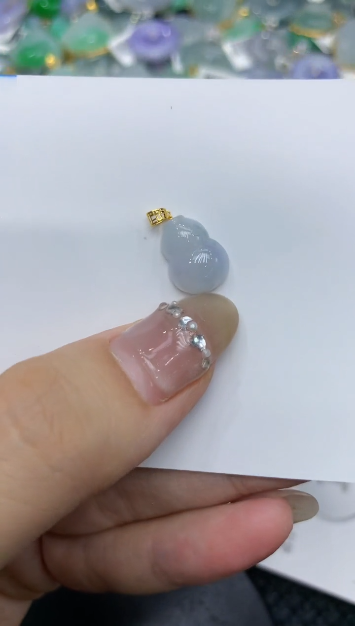 【闪购商品】翡翠颈饰18K金镶嵌222222222