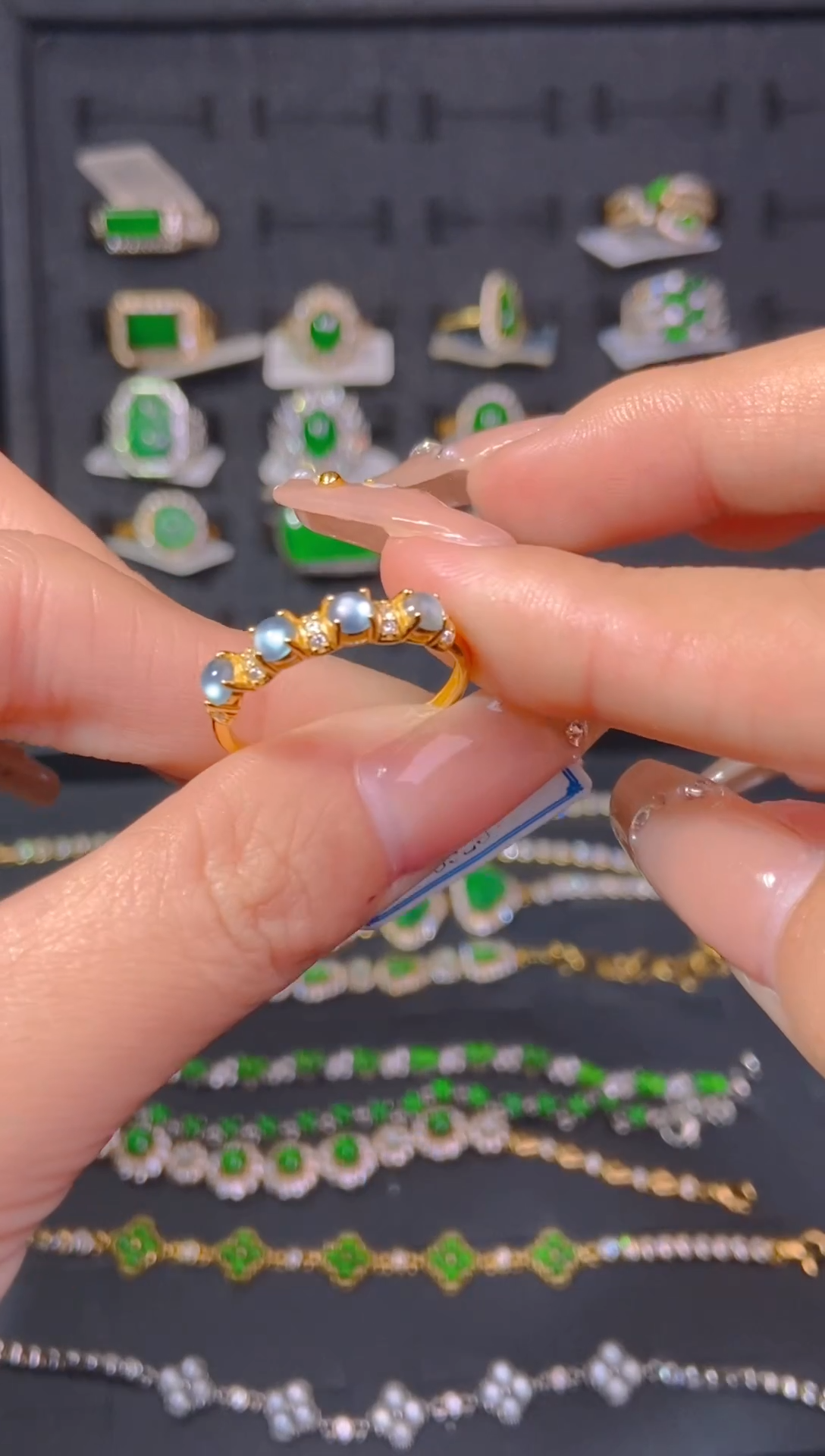 【闪购商品】翡翠戒指未镶嵌天然翡翠A货147