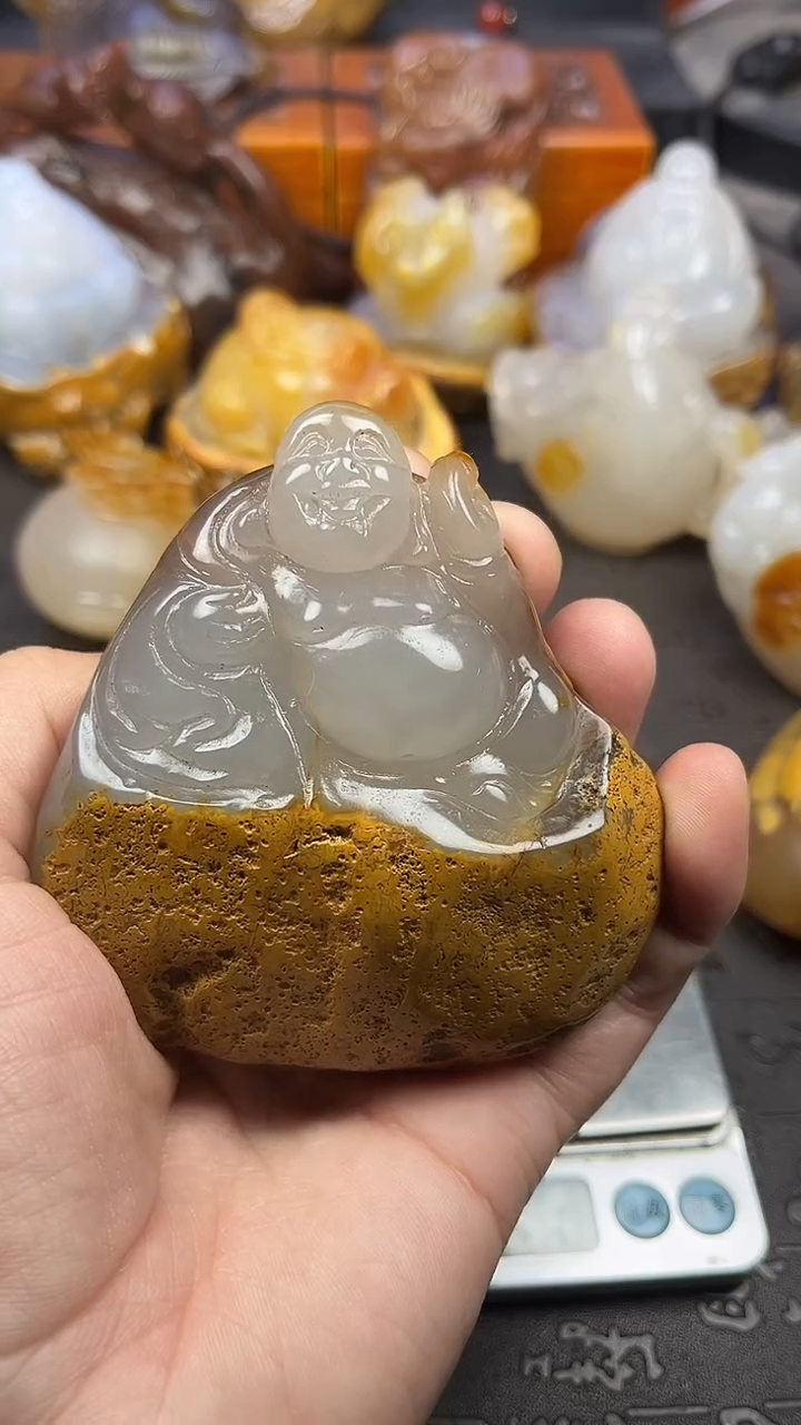 【闪购商品】玛瑙/玉髓手把未镶嵌1