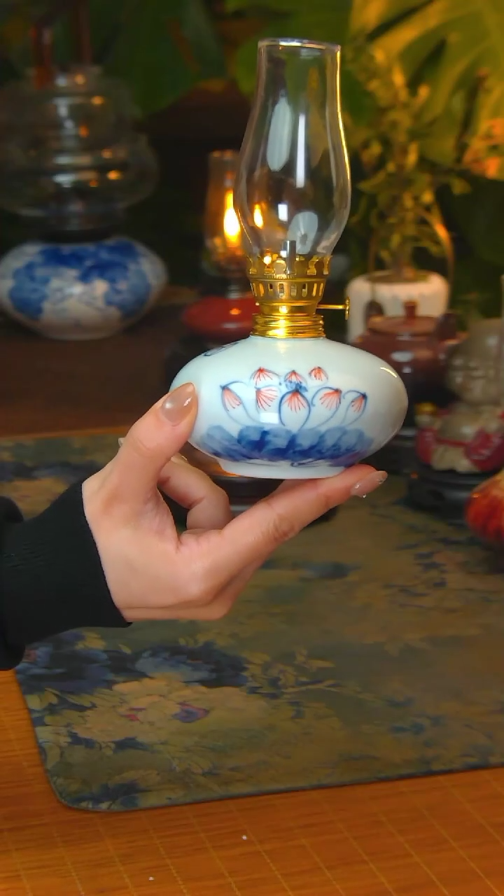 【闪购商品】景德镇陶瓷手工灯摆件