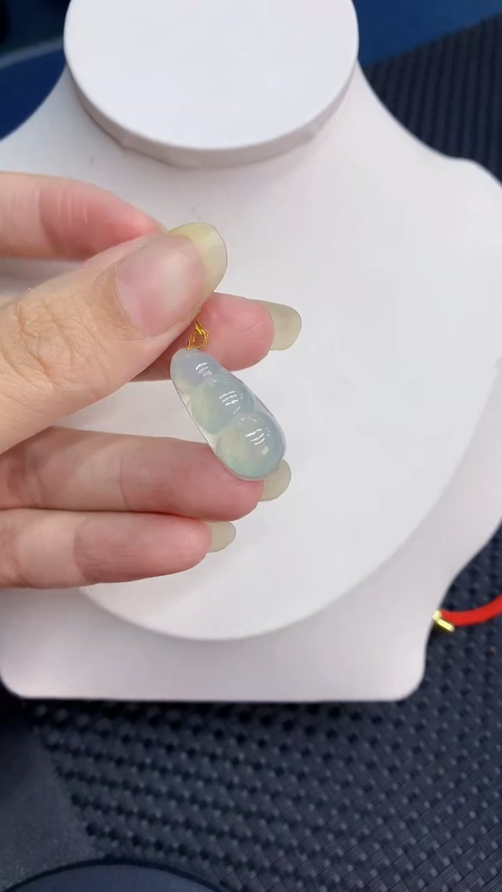 【闪购商品】翡翠颈饰18K金镶嵌            8