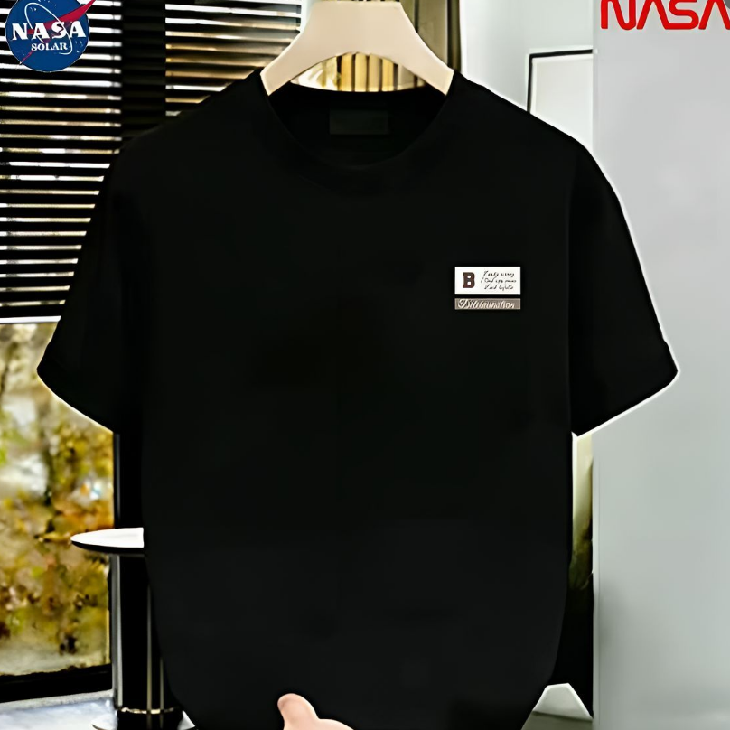 J-28NASA联名纯棉夏季圆领短袖T恤微宽松时尚男女同款休闲半袖