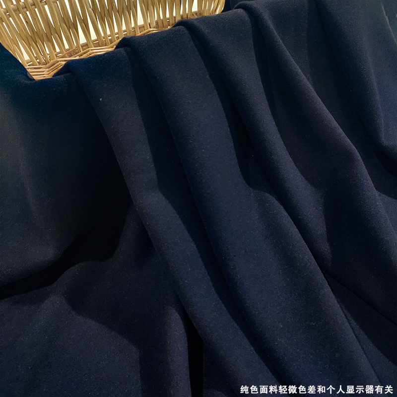 加厚景轩蓝 甄选蚕丝羊绒双面澳绒抗寒布料 男女冬打底衫保暖面料
