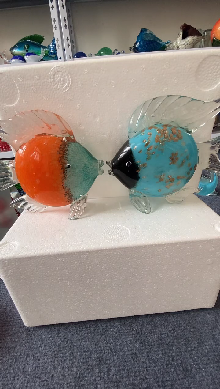 琉璃二级琉璃鱼一对