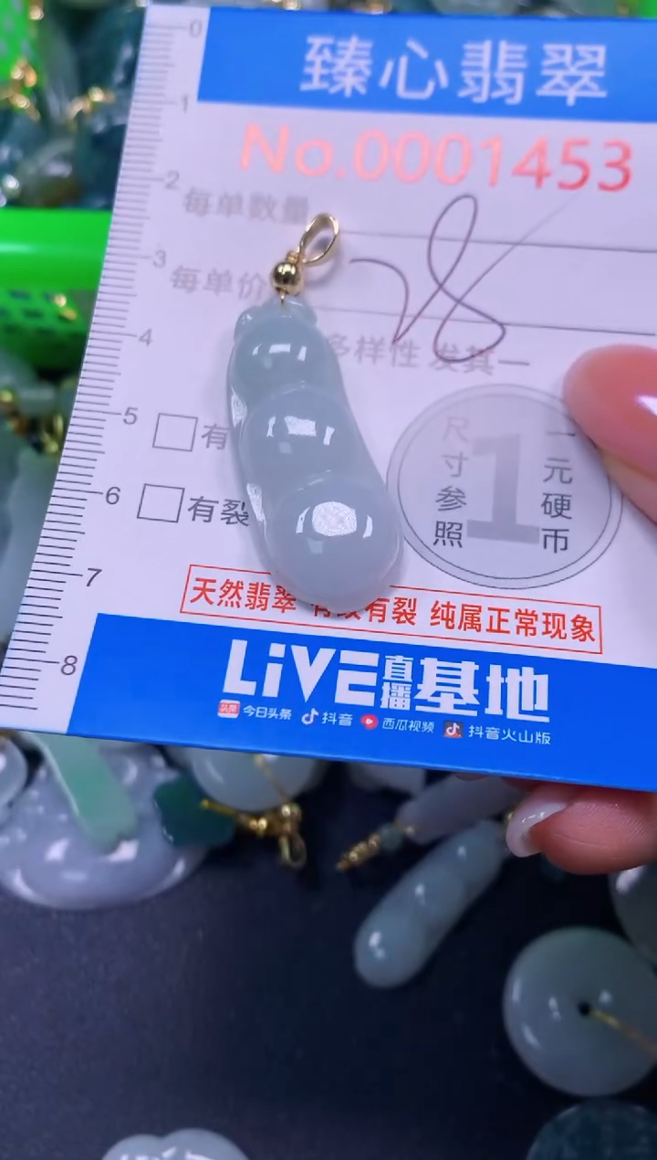 吊坠(不含链)未镶嵌翡翠1453