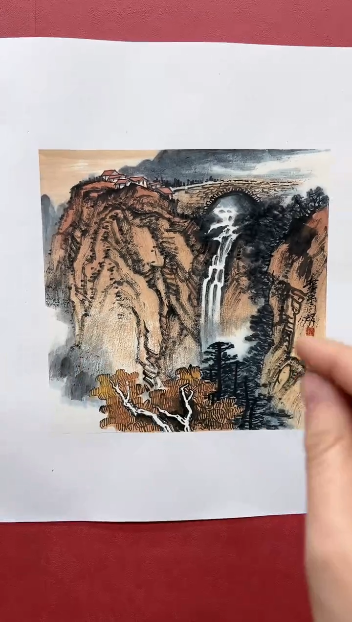 【闪购商品】绘画闫辉-1平尺-山水-纸片