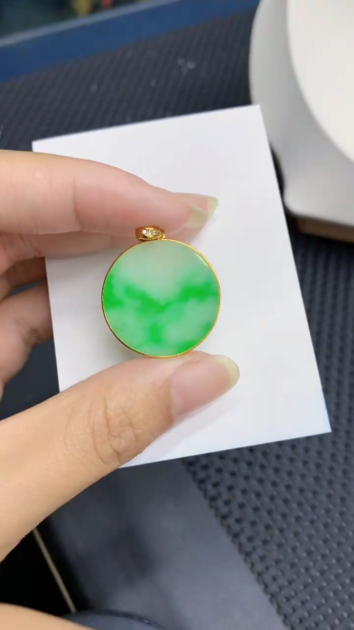 【闪购商品】翡翠颈饰银S925镶嵌            8