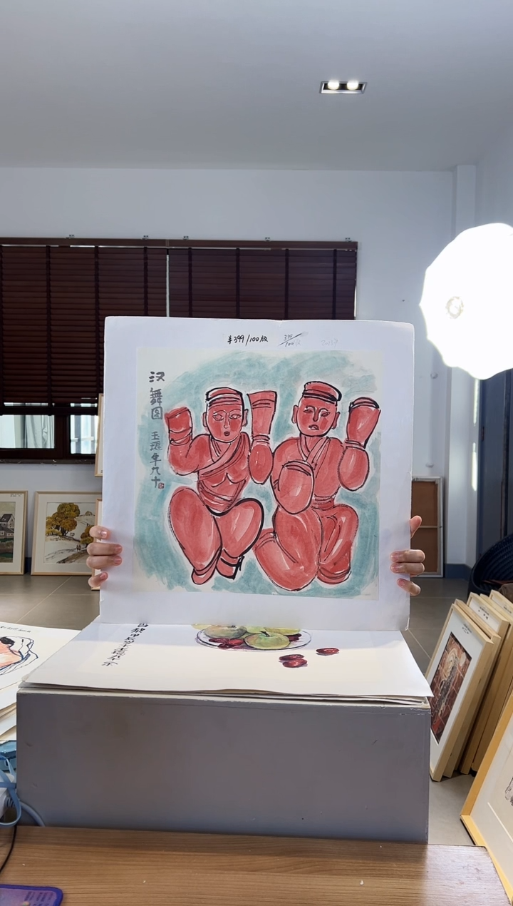 【闪购商品】版画限量亲签盖章版画S