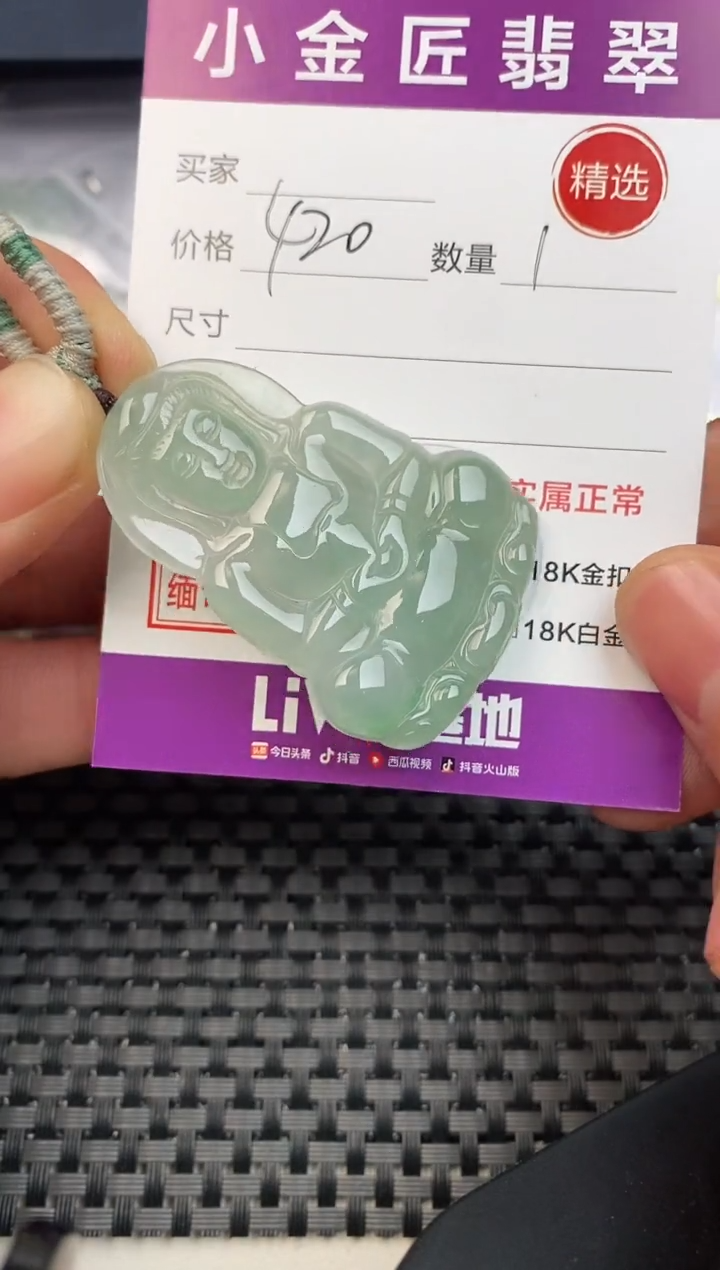 【闪购商品】翡翠颈饰未镶嵌·