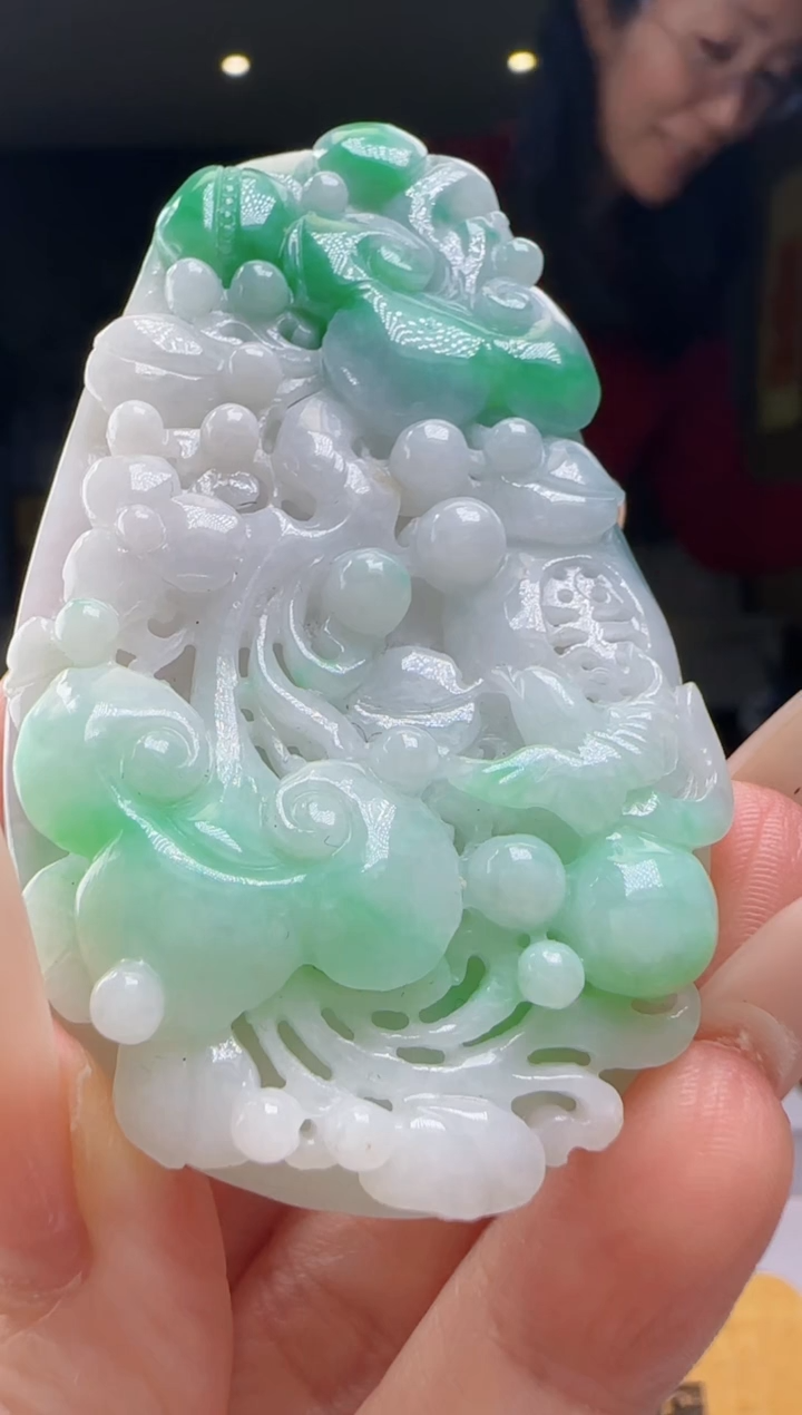 翡翠未镶嵌颈饰YJ@@960Q3J02036